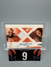 Tim Couch 2000 SPx Winning Materials Dual Patch Auto Card #AWM-TC