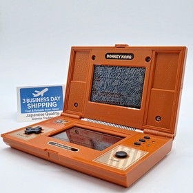 Nintendo Game & Watch Donkey Kong Tested No Battery Leak Clip Damage 60003