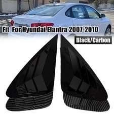 For Hyundai Elantra 2007-2010 Abs Blackcarbon Rear Window Shutter Louver Covers For Hyundai Elantra 2007-2010 Abs Blackcarbon Rear Window Shutter Louver Covers