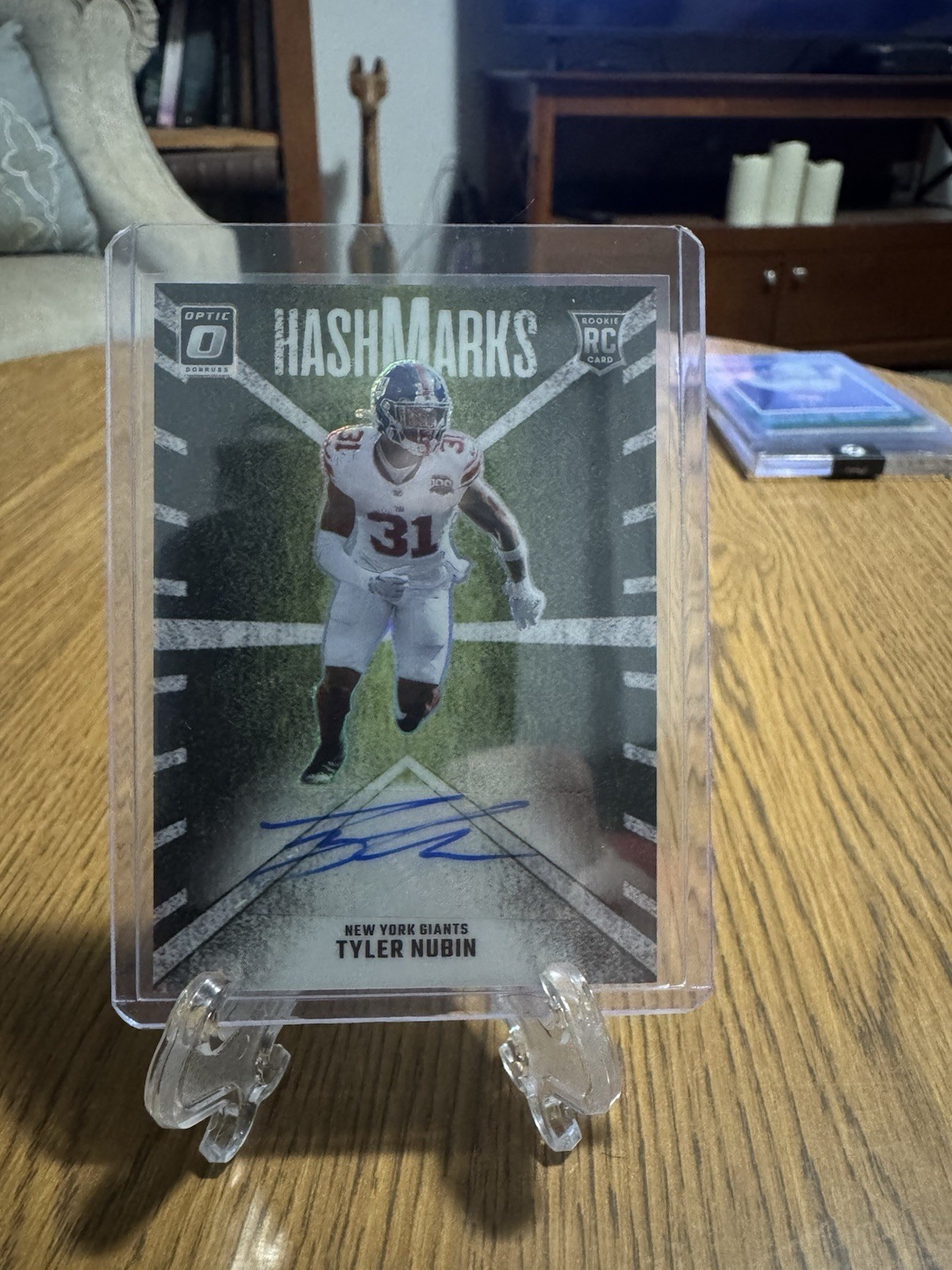 Tyler Nubin Panini Donruss Optic Hash Marks #HMTNN Base