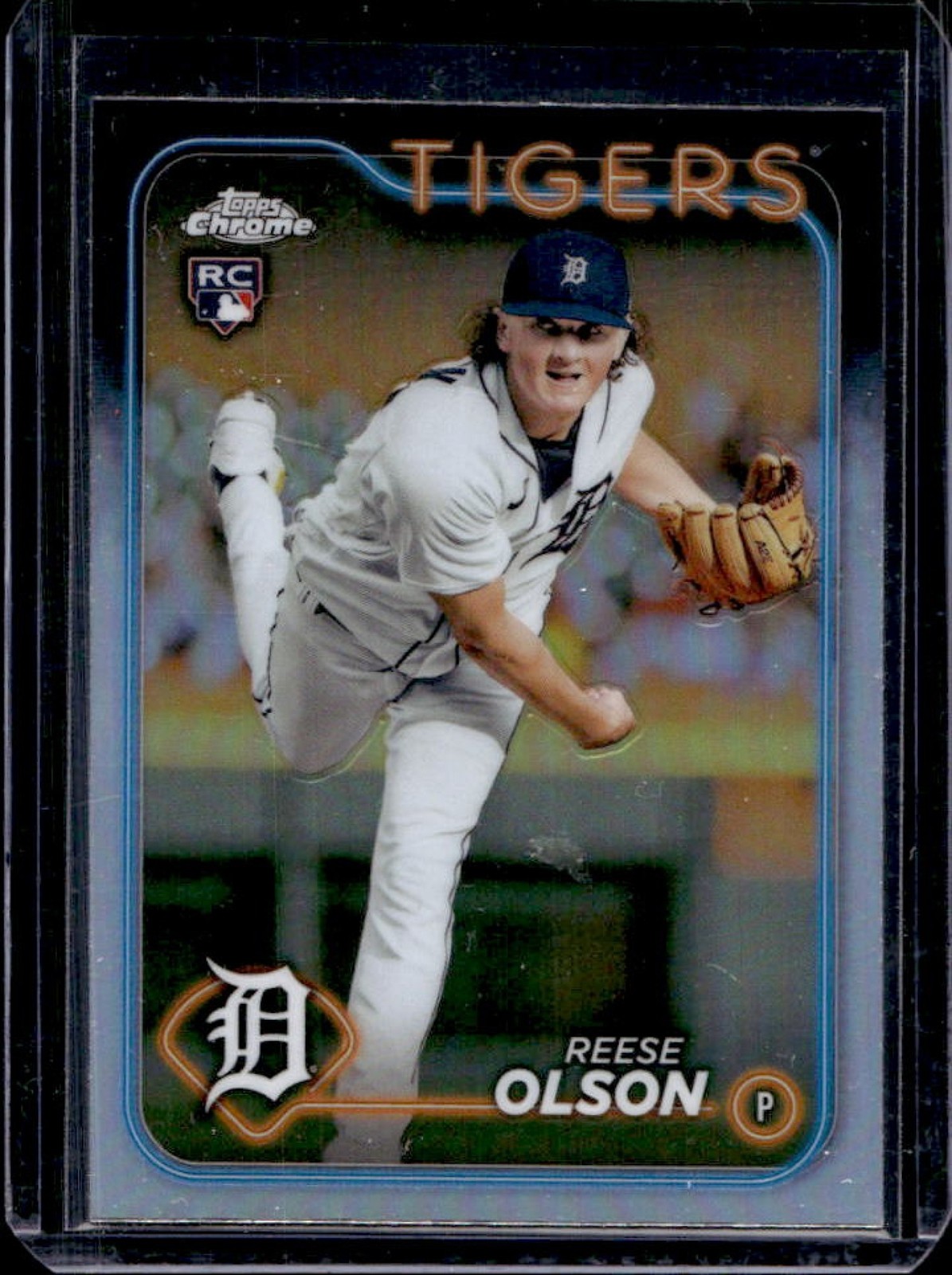2024 Topps Chrome Reese Olson RC Refractor Rookie #40 Tigers