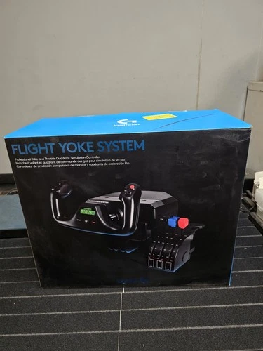 Logitech Flight Yoke Throttle System - Black