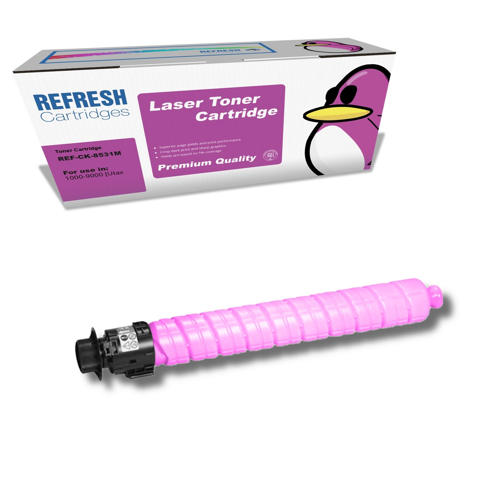 Refresh Cartridges Magenta CK-8531M Toner Compatible With Utax Printers