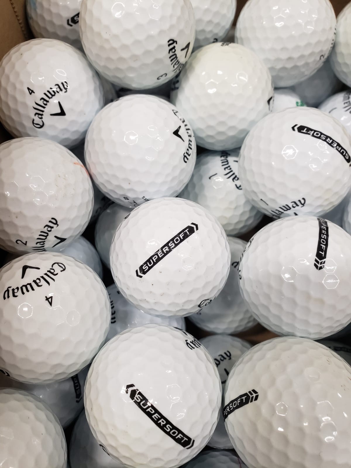 50 CALLAWAY SUPERSOFT GOLFBÄLLE QUALITÄT AAAA (no lakeballs) TOP ANGEBOT