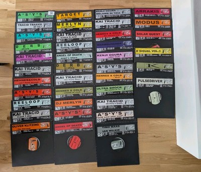 Tracid Traxxx Plattensammlung - Asys - Kai Tracid Trance 39 Stück