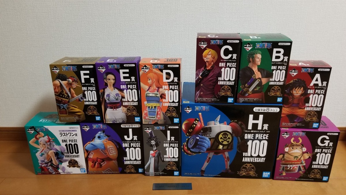 【 ONE PIECE 】vol.100 Anniversary「全種」 RARE ONE PIECE vol.100 Anniversary Kuji 2021 Figure Complete Set