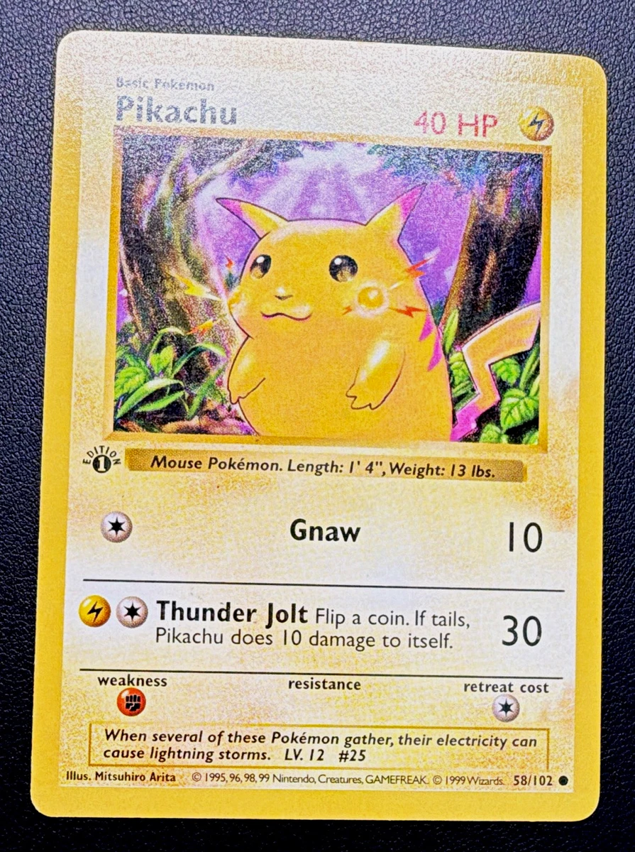 Pokémon TCG Individual Trading Card Games Base Set Shadowless for