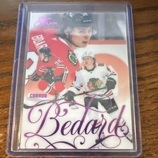 Upper Deck 2025-26 Flair Hockey Backcheck Connor Bedard Serial #23 /199