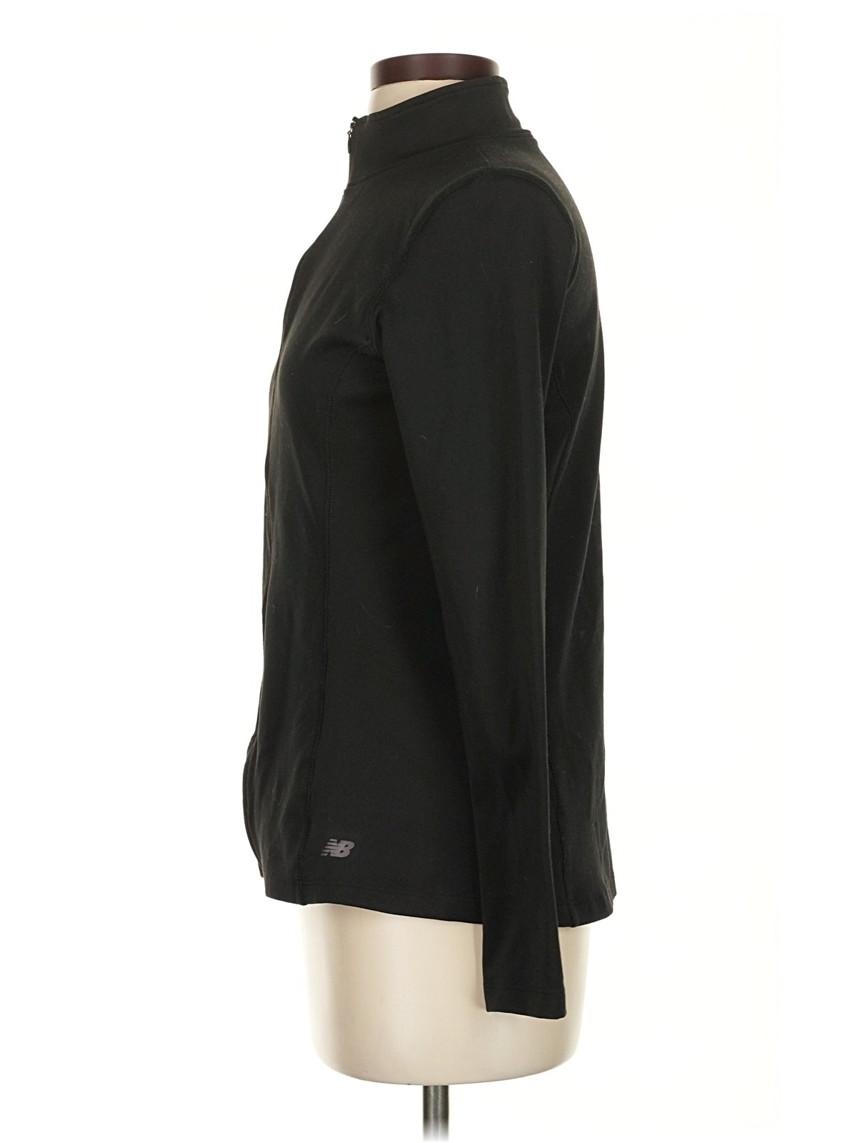 New Balance Women Black Track Jacket S thumbnail 4