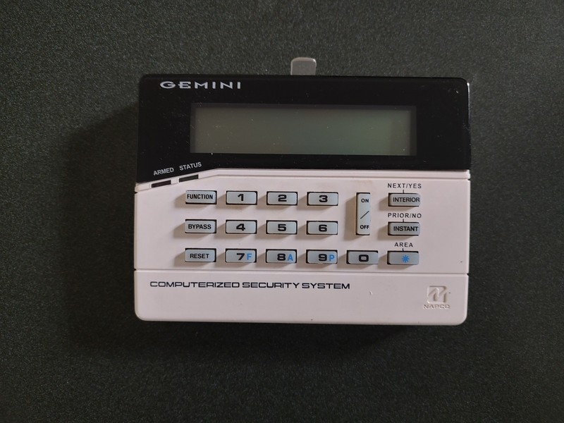 Napco Gemini RP1CAE2 Digital Quartz Keypad - Used