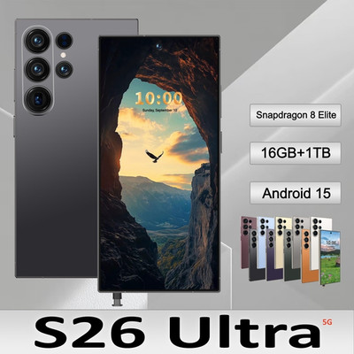 New 26 Ultra 5G Smartphone 7.3'' Factory Unlocked Android Cellphones Dual SIM