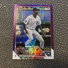 2023 Topps Series 2 - Brendon Davis #494 Purple Foil /799 (RC)