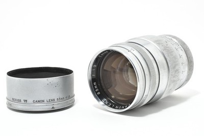 READ!! Canon 85mm F/1.9 Portrait Lens LTM L39 Leica Screw Mount 5794