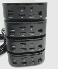 LOT of 4 HP USB-C/A Universal Docks G2 5TW13UT ABA 120W Power Units HSN-1X02