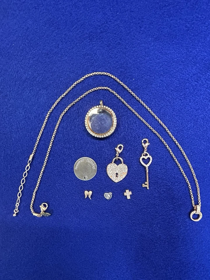 Оригами сова комплект медальон ожерелье W5 подвески закрытый и сердце и ключ подвески цепочка 23» - Изображение 4 из 4