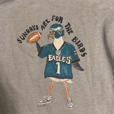Philadelphia Eagles Sunday Are For The Day Bird ash color shirt VK16490