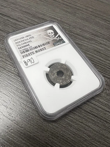 Indonesia Pitis 🇮🇩 NGC Genuine Pirate Money 🏴‍☠️ 292