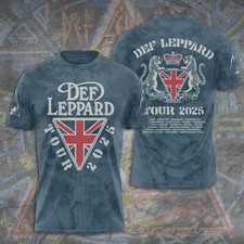 Def Leppard Rock Till You Drop Tour Till We Drop Tour 2025 AOP T-Shirt