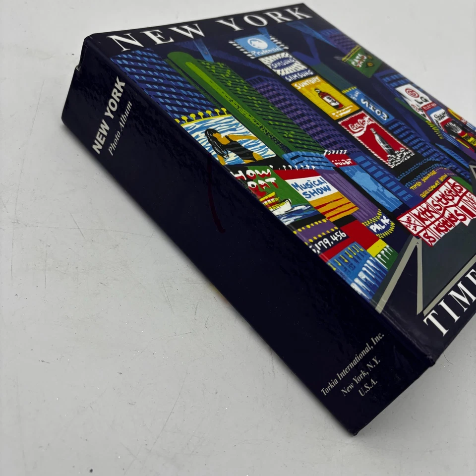 Álbum de fotos New York Times Square tapa dura diseño paisaje urbano contiene fotos 4x6 Foto 2 de 4