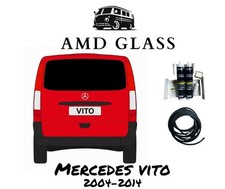 Mercedes Vito Tailgate Privacy Window 2004-2014 + FIT KIT