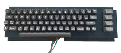 Commodore C64 brown keyboard. Tested #B1