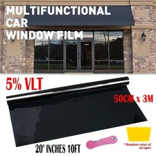 Nano Ceramic Window Tint Film Roll 5% VLT for Home, Office, Car, Truck*///