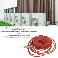 Pipe Heat Cable Freeze Protection Self Regulating Trace For Metal Home Pipes AC❀