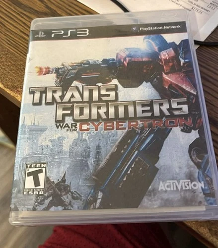 Transformers War for Cybertron PS3 Video Game - Used - Good Condition
