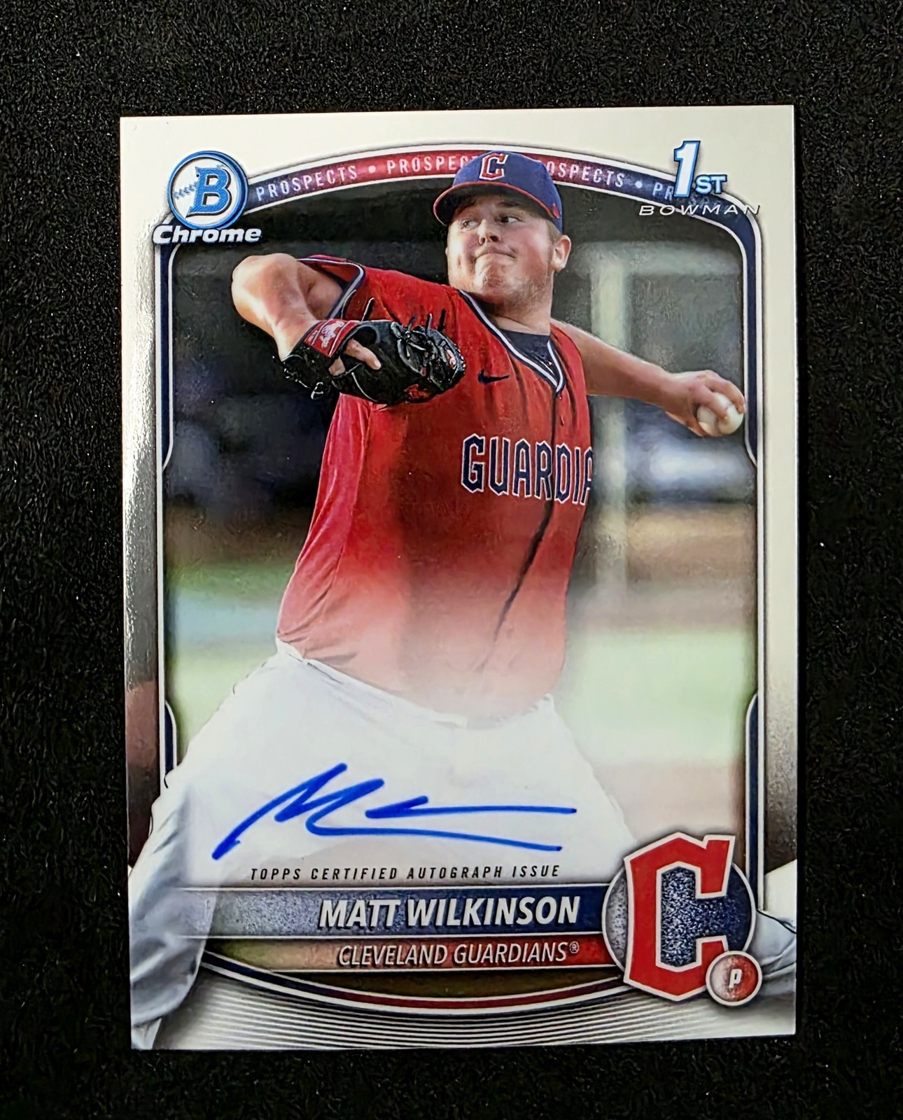 2025 Bowman #CPA-MW Matt Wilkinson 1st Chrome Prospects Autographs