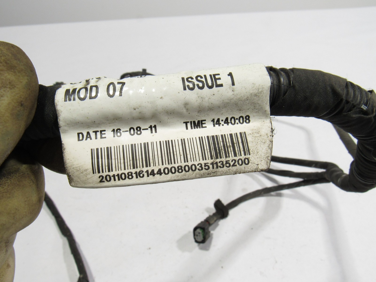 10-20 Bentley Mulsanne 2012 Rear Right Wheel Well Wire Wiring Harness Cable @1