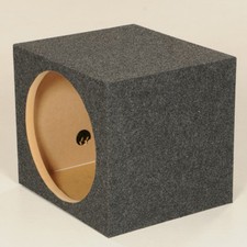 SEALED 0.75" MDF SUB WOOFER ENCLOSURE BOX w/ 1" MDF BAFFLE for 12 CAR SUBWOOFER