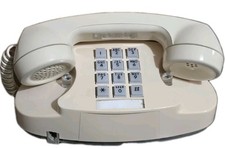 Vintage Western Electric 2702 Princess Touch Tone Wall Phone Beige