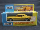 Vintage Matchbox K-21 King Size Mercury Cougar MIB Nice! MM850