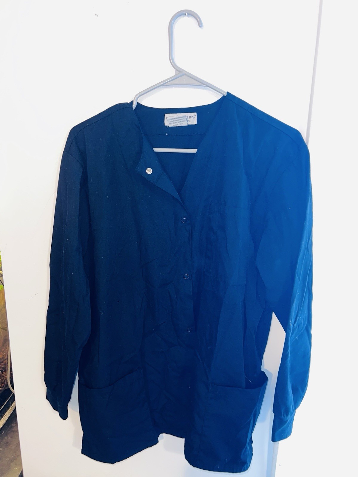 Natural Uniforms Women's Scrub Jacket Size Small, Black
