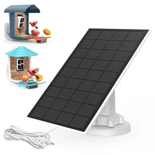 birdsnap® A10 Solar Panel with Type-C Cord for Bird Feeder Camera Only, IP6