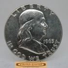 1963 Franklin Half Dollar, 90% Silver, High Grade - #C57612NQ