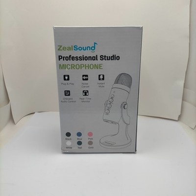ZealSound USB Gaming Mikrofone RGB K66 - Blau - PC Streaming Mäuse