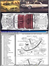 1967 Chrysler Mopar Complete Dealer Parts Manual On Cd