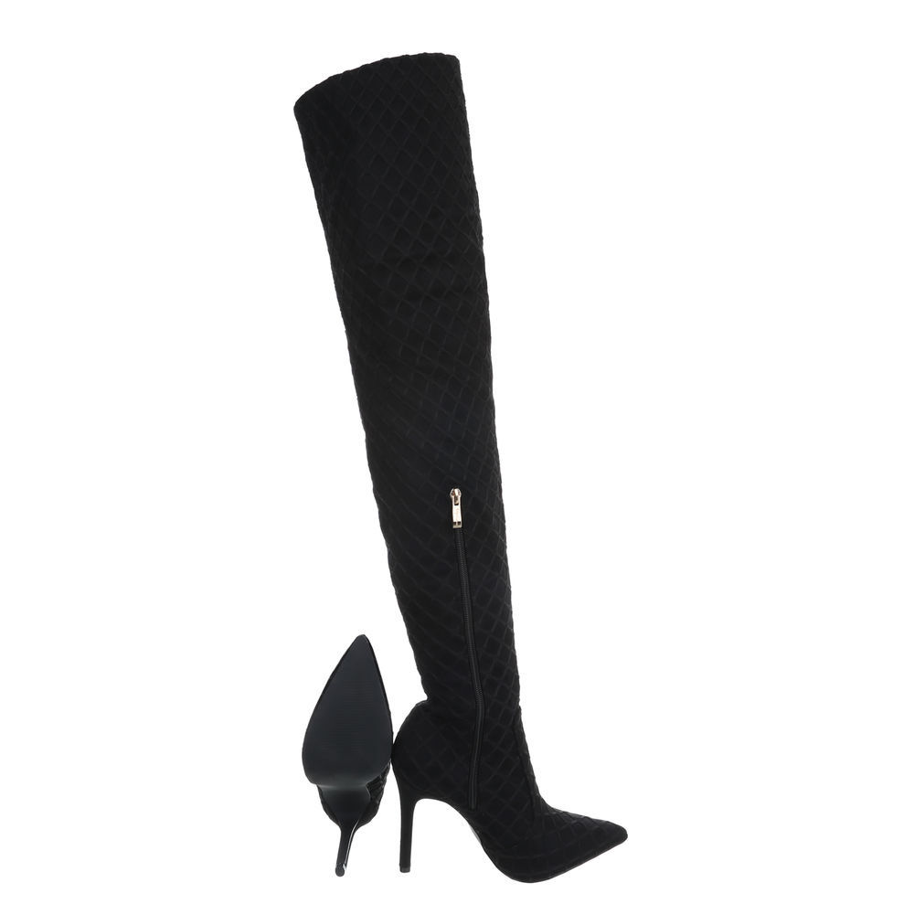 Fashion Overknee Stiefel Damen sexy High Heels langschaft Stiefel 59103 Schwarz 38 Fashion Overknee Stiefel Damen sexy High Heels langschaft Stiefel 59103 Schwarz 38