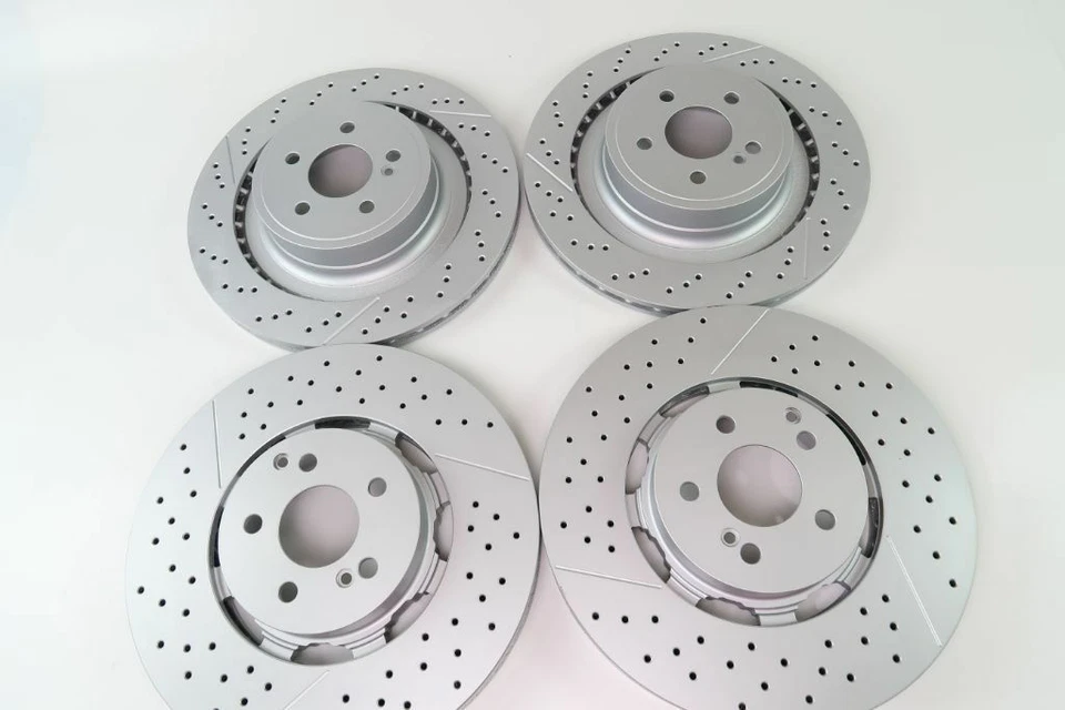 Mercedes Benz E63 AmgS C63 Cls63 Amg front rear brake pads & rotors TopEuro #104 - Image 2 of 4