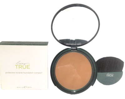 NEW BEING TRUE PROTECTIVE MINERAL FOUNDATION COMPACT PRESSED POWDER SHADE DEEP 1