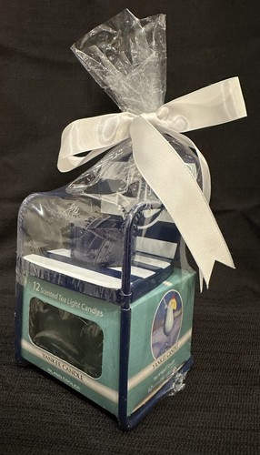 Yankee Candle Beach Chair Candle Holder w/ 12 Island Cooler Tea Lights 2014 New - Picture 3 of 13