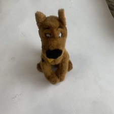 Vtg Warner Bros. Scooby Doo Dog Plush Collar 14  Stuffed Animal Sitting