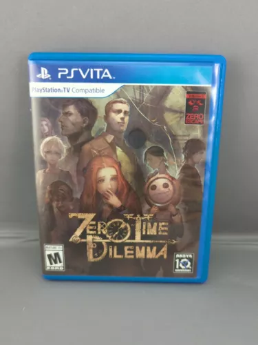 * Zero Time Dilemma (Sony PlayStation Vita, 2016) Complete CIB 