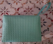 Ulta Beauty Makeup Cosmetic Bag in Mint Green Zippered New