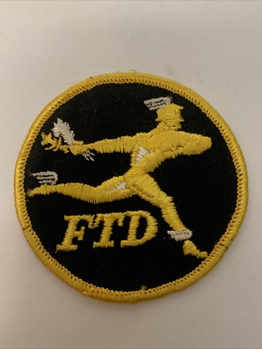 VINTAGE FTD FLORISTEN TRANSWORLD LIEFERAUFNÄHER. VINTAGE FTD PATCH. - Bild 2 von 12