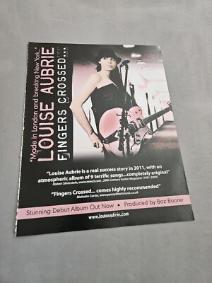 TPEEP116 MAGAZINWERBUNG 11X8'' LOUISE AUBRIE - DAUMEN GEDRÜCKT... 