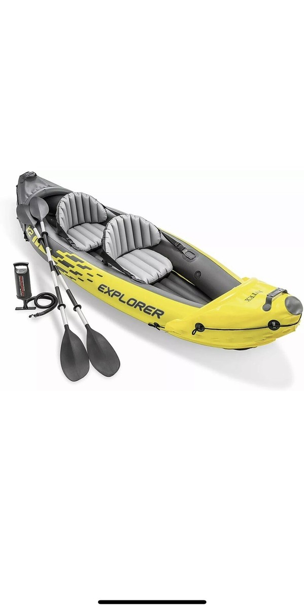 Intex Explorer K2 Kayak 2 Person Inflatable Canoe Boat with