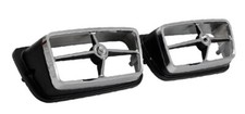 New 1970 Ford Mustang Mach 1 Chrome Grill Light Bezels Doors Pair Left - Right New 1970 Ford Mustang Mach 1 Chrome Grill Light Bezels Doors Pair Left - Right