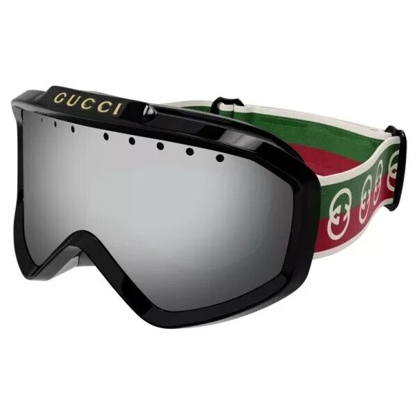 【保管袋付き】GUCCI GGスキーマスク　スノーゴーグル　アイボリー　オレンジ 保管袋付き】GUCCI GGスキーマスクスノーゴーグルアイボリーオレンジ